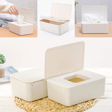 Load image into Gallery viewer, Wet Tissue Box Desktop Seal Baby Wipes Paper Storage Box Household Plastic Dust-proof With Lid Tissue Box For Home Office
